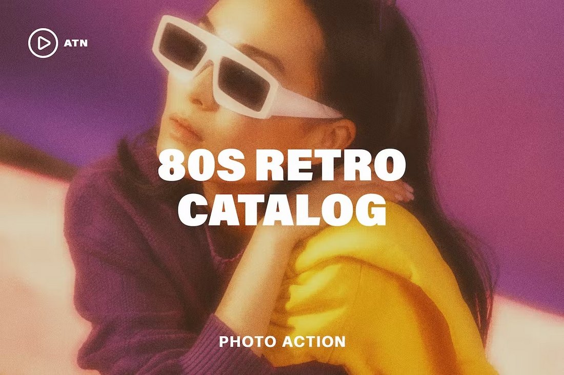 80s Retro Catalog Photoshop Filter