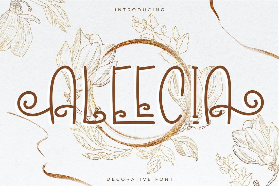 Aleecia - Stylish Decorative Font