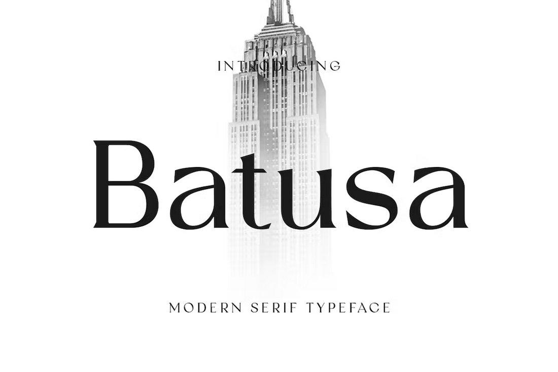 Batusa - Professional & Modern Serif Font