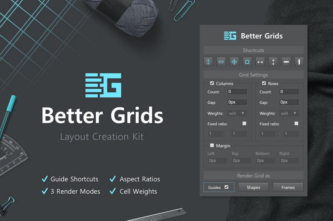 Better Grids - Layout Creation Kit Photoshop Plugin