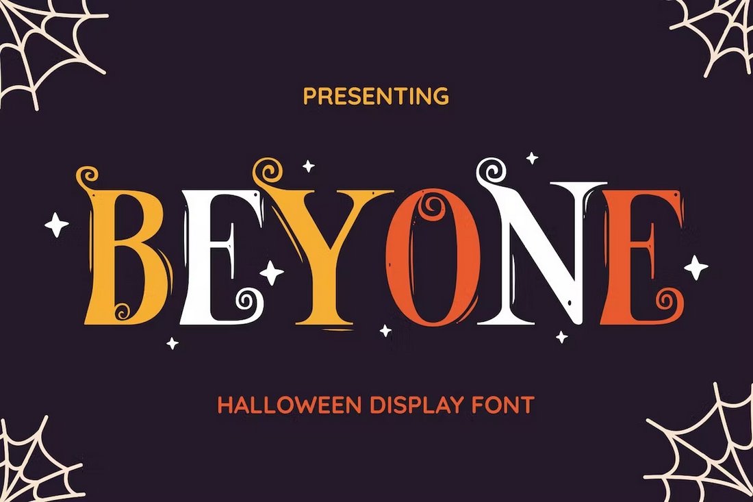 Beyone - Spooky Font for Posters