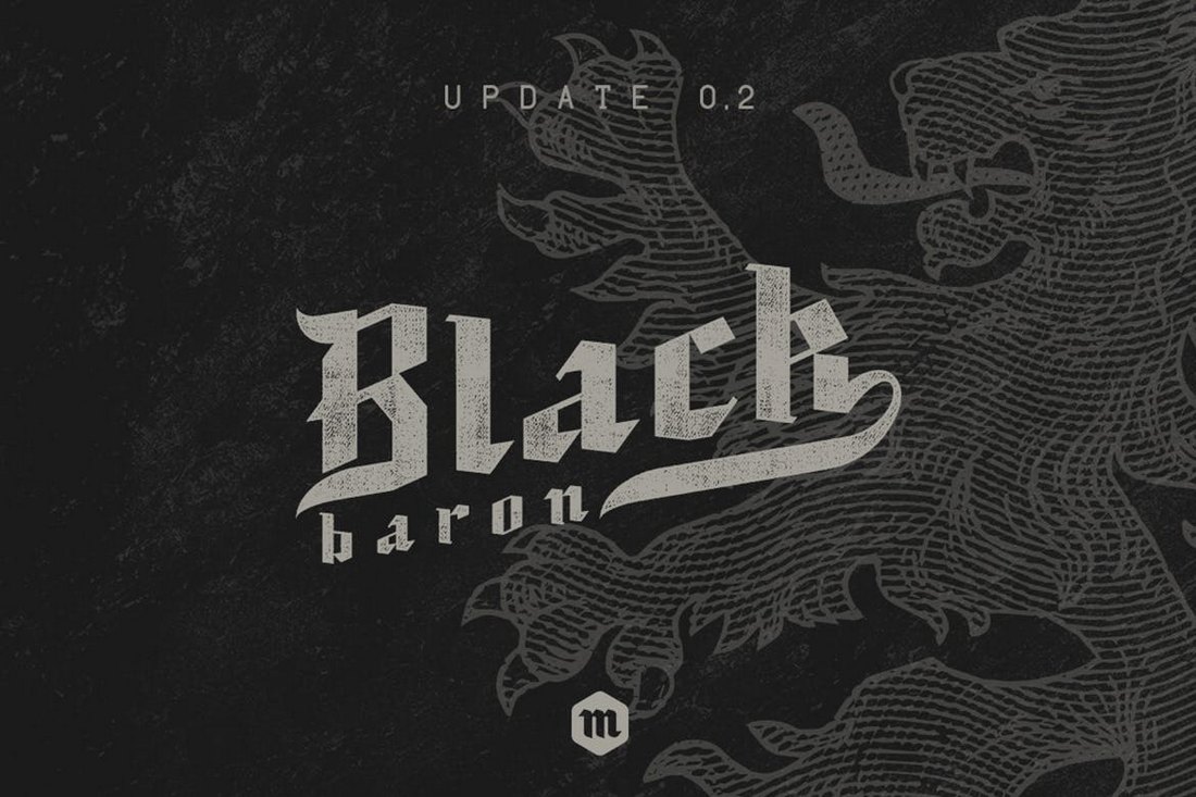Black Baron Gothic Font
