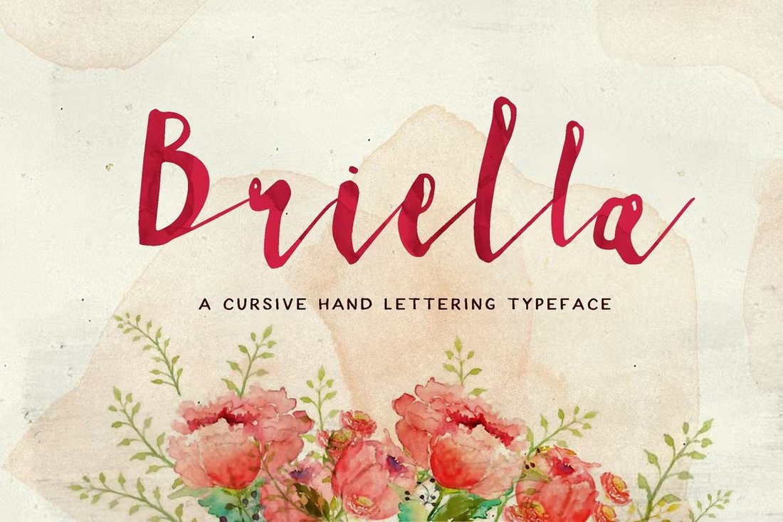 Briella - Cursive Hand Lettering Font