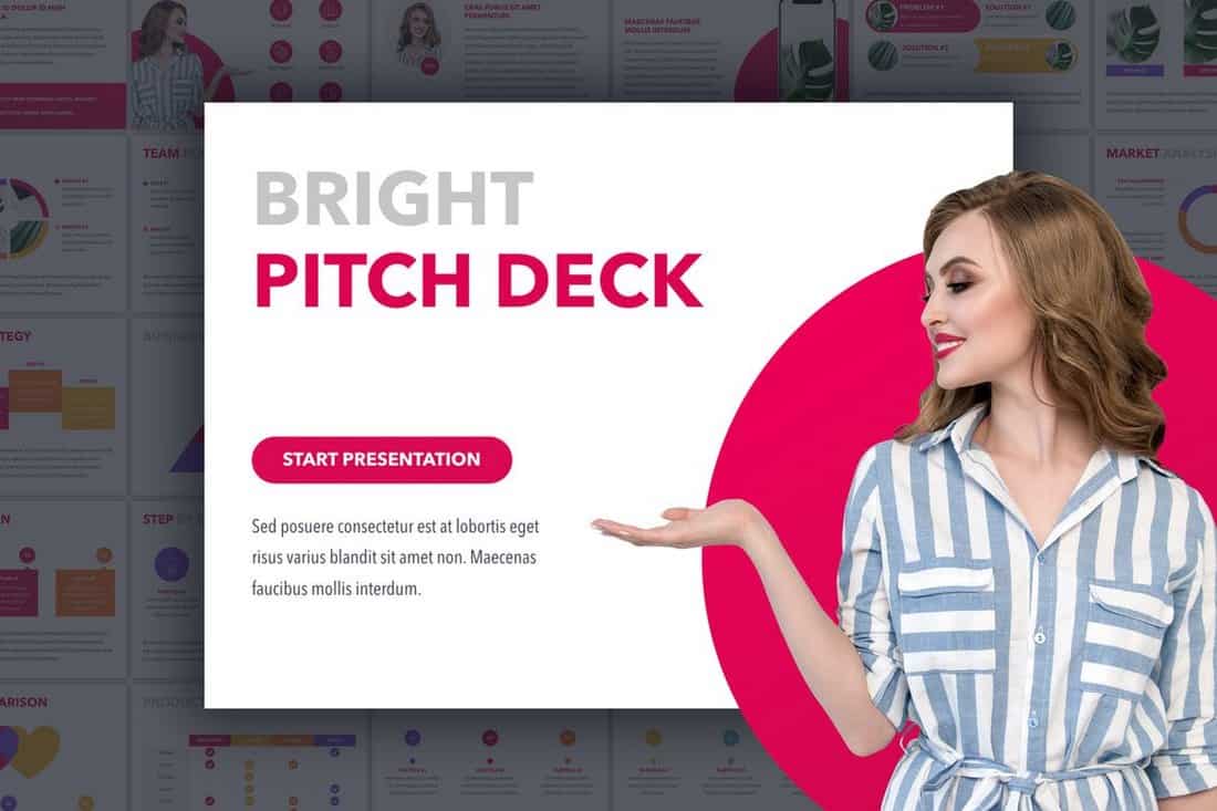 Bright - Startup Pitch Deck Template For PowerPoint