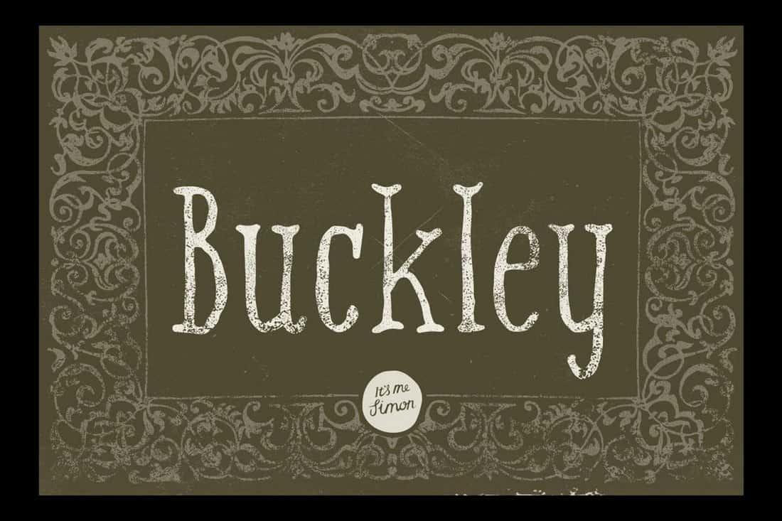 Buckley Serif Textured Font
