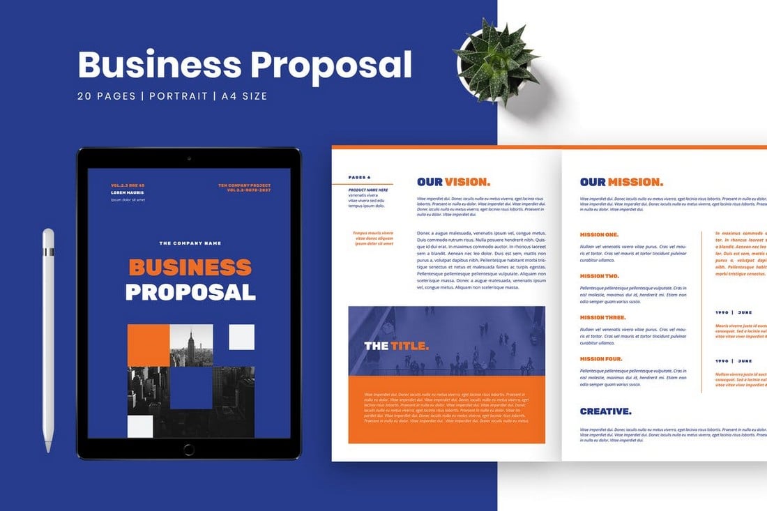 Business Proposal Word Brochure Template