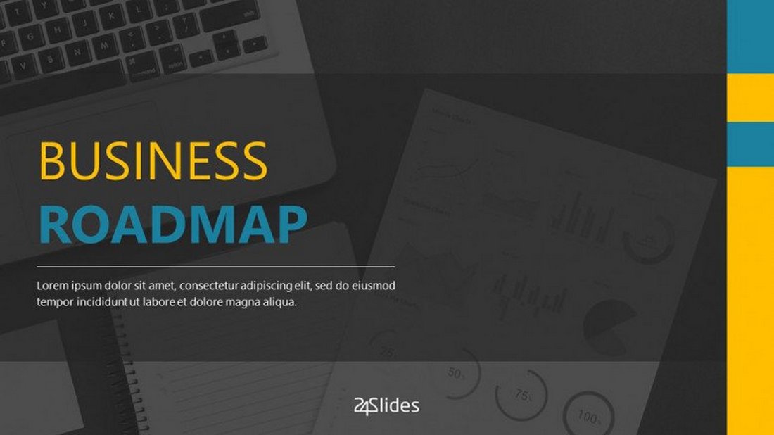 Business Roadmap - Free PowerPoint Template