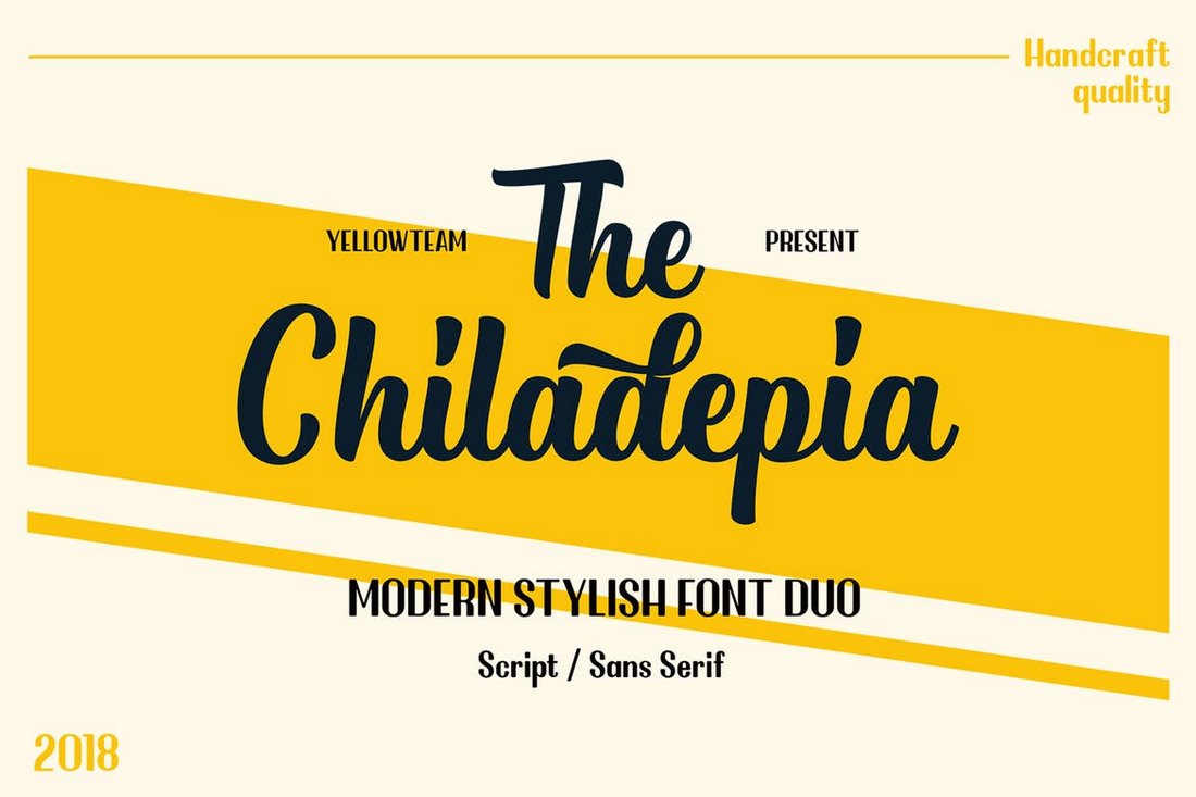 Chiladepia - Elegant Hand Lettering Font Duo