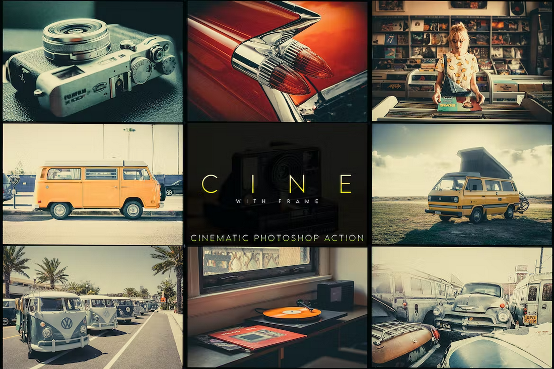 Cine - Cinematic Instagram Photoshop Action