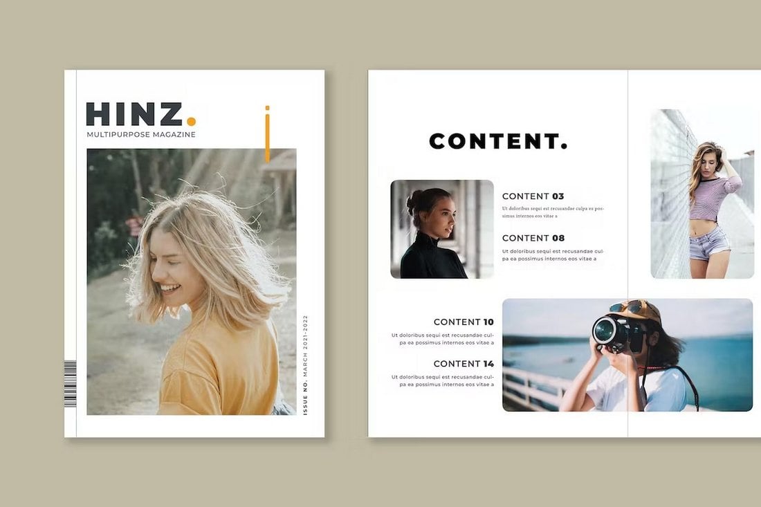 Creative Magazine Template for InDesign