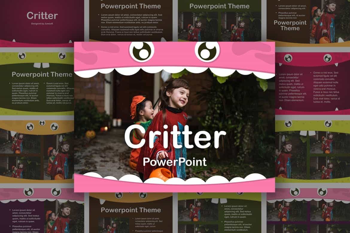 Critter - Fun Kids PowerPoint Template