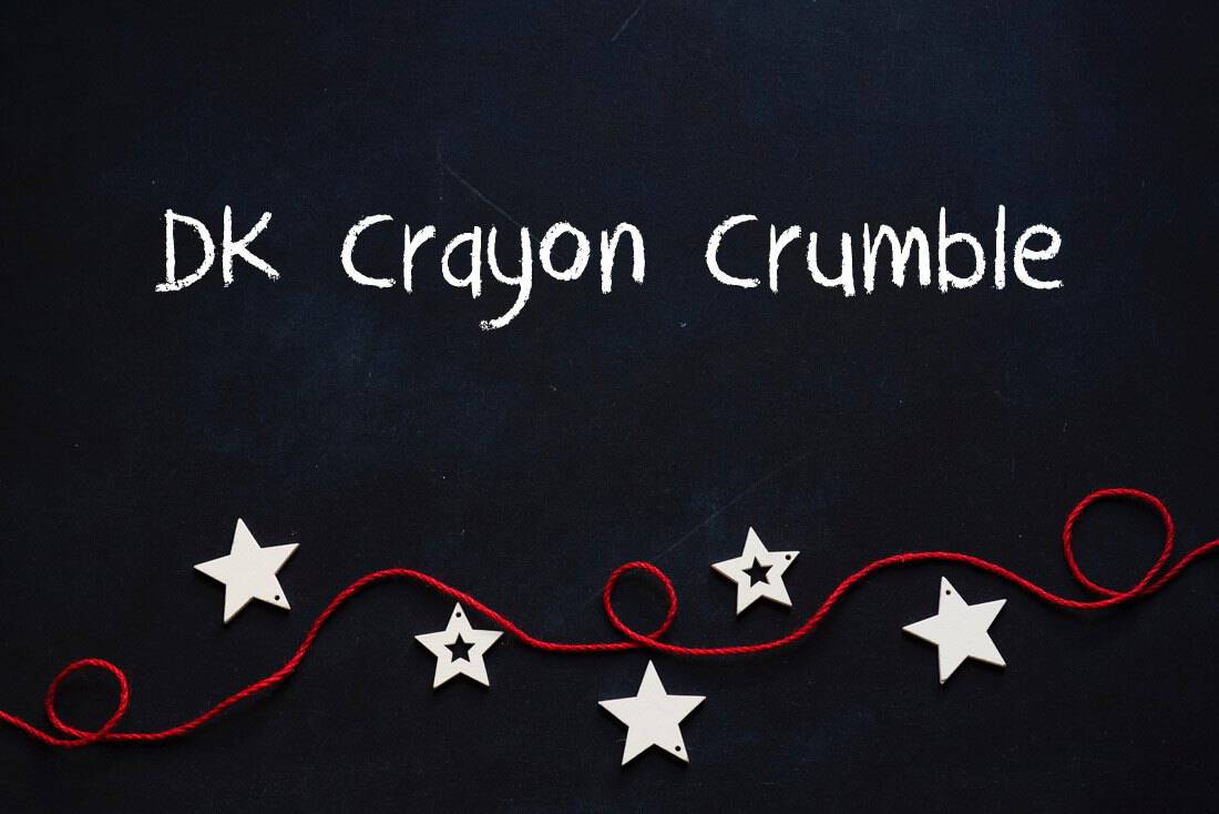 DK Crayon Crumble Chalkboard Font