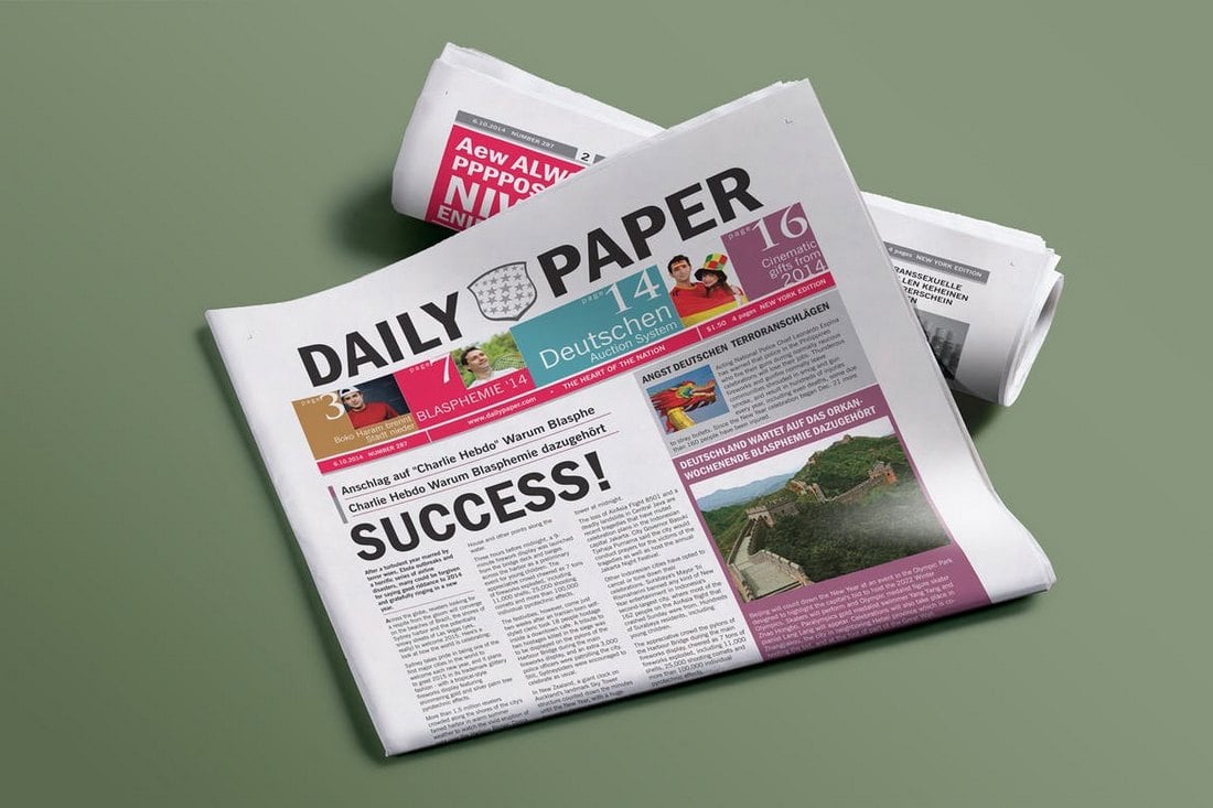 DailyPaper - School Newspaper Template