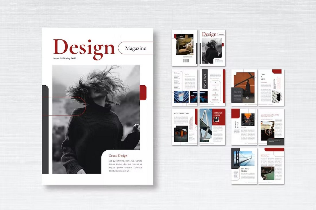 Design Magazine & Brochure InDesign Template