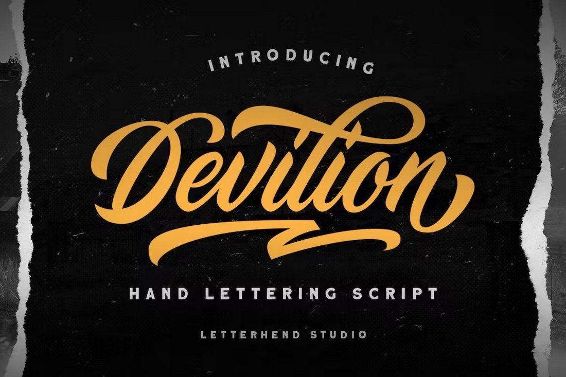 Devilion - Creative Hand Lettering Script