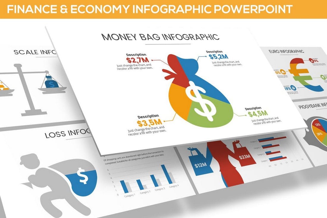 Finance & Economy Infographic for Powerpoint