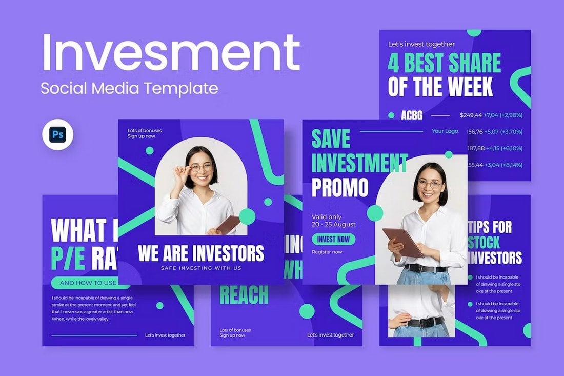 Finance & Investment Instagram Post Templates
