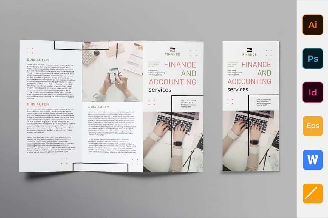 Finance and Accounting Trifold Brochure