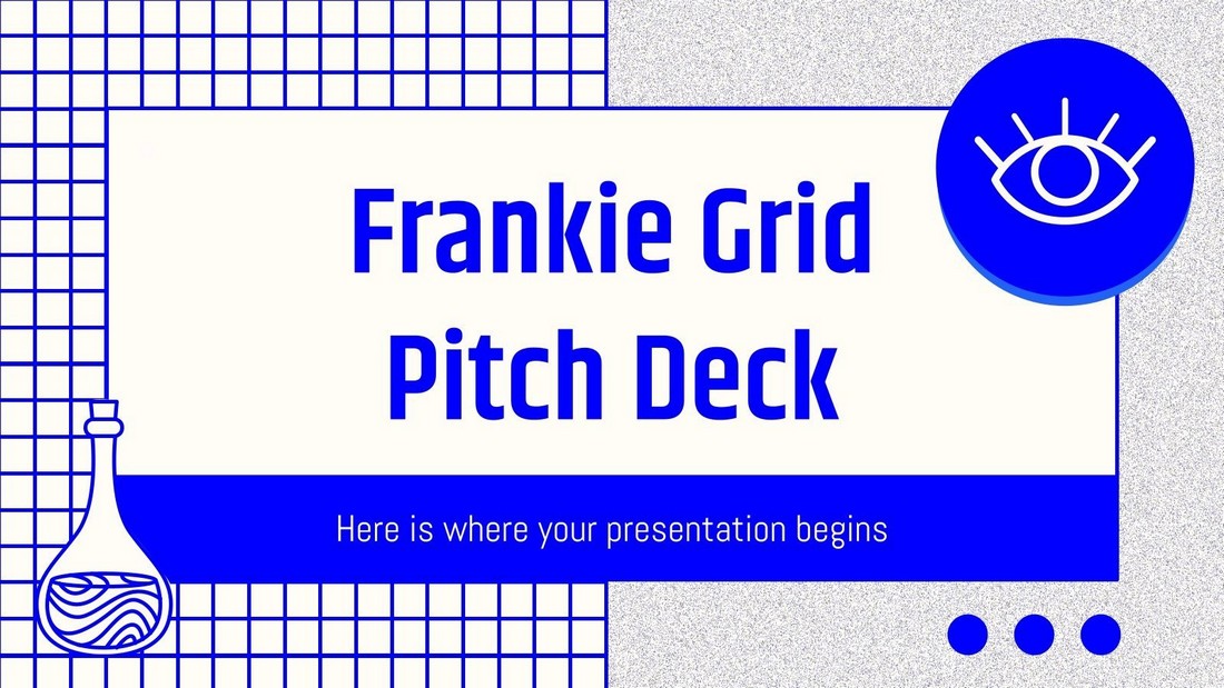 Frankie Grid Free Pitch Deck PowerPoint Template