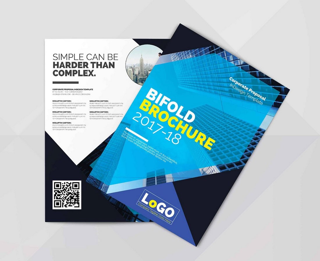 Free Bi-Fold Brochure Template