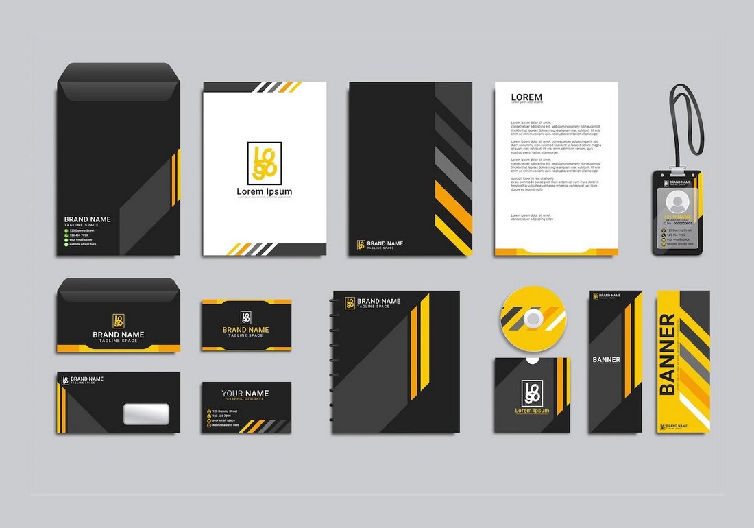 Free Corporate Brand Stationery Templates