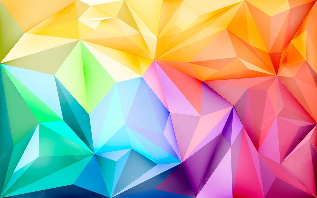 Free Creative Colorful Polygon Background