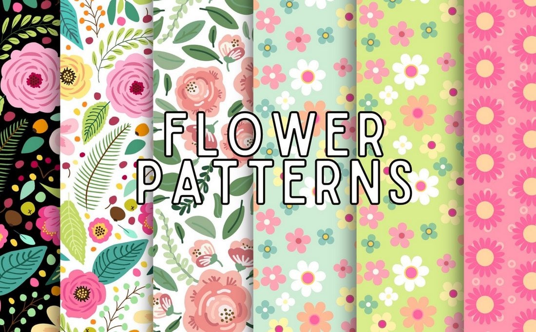 Free Flower Patterns for Photoshop