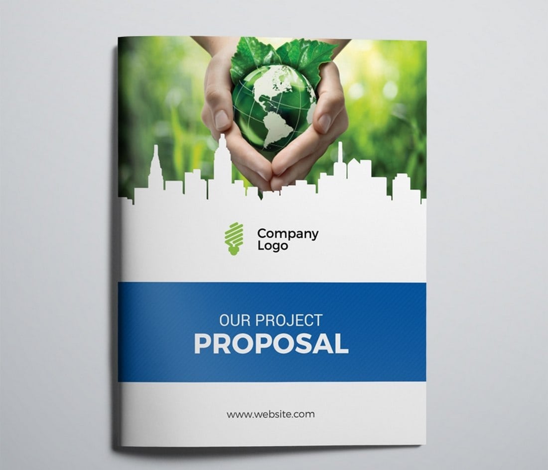 Free Green Project Proposal Brochure Template