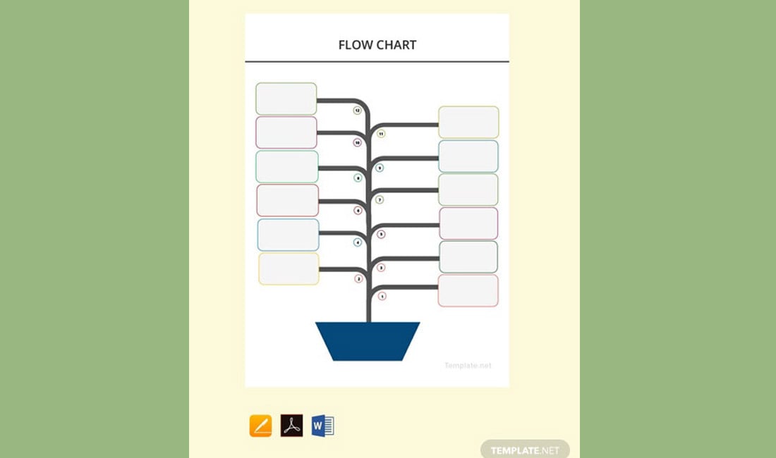 Free MS Word Flow Chart Template