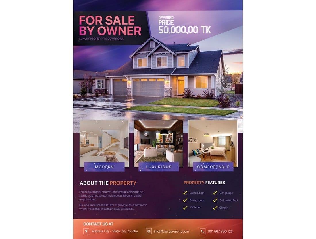 Free Real Estate Property Flyer