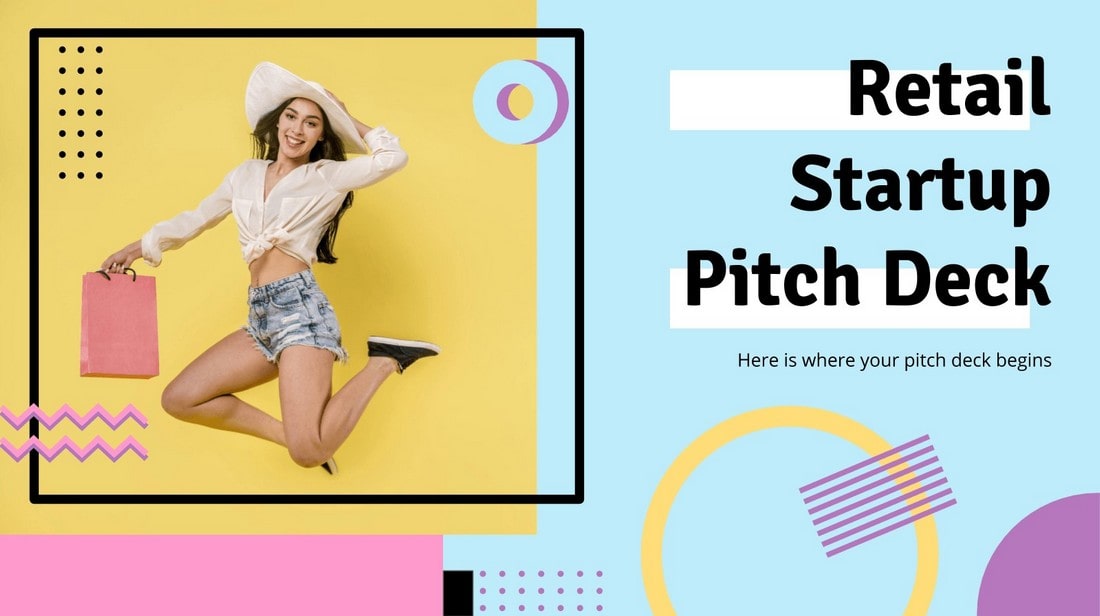 Free Retail Startup Pitch Deck Presentation Template
