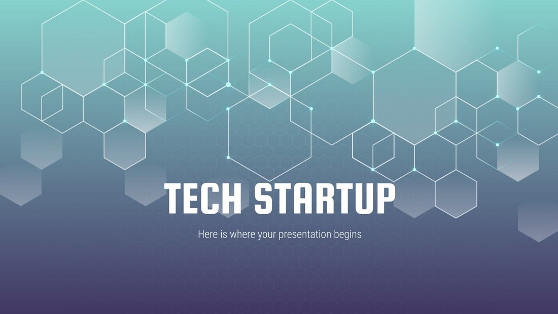 Free Tech Startup Presentation Template
