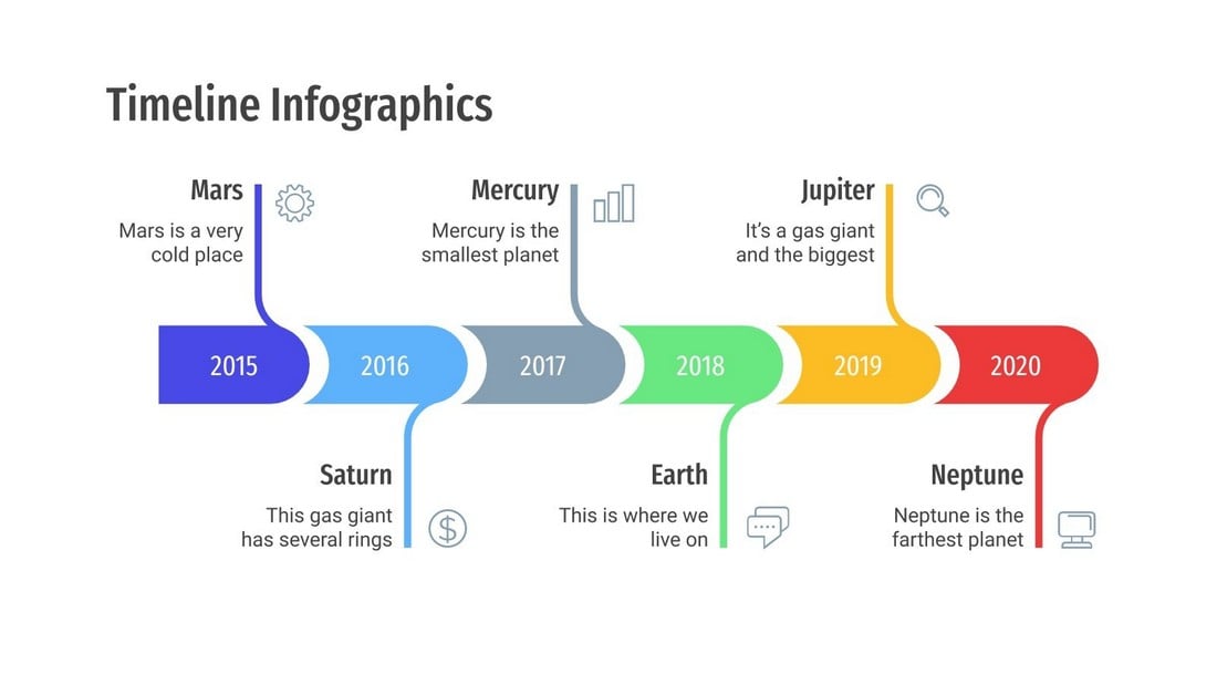 Free Timeline Infographics for PowerPoint