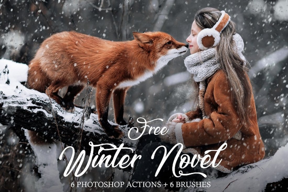 Free Winter Snow Photoshop Action