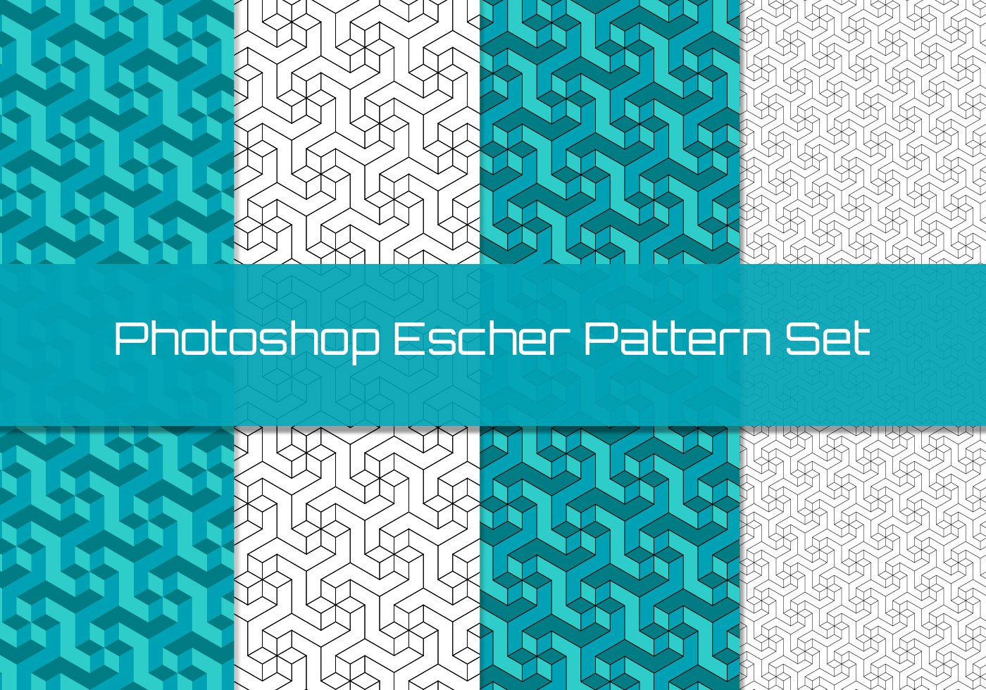 Geometric Escher Pattern