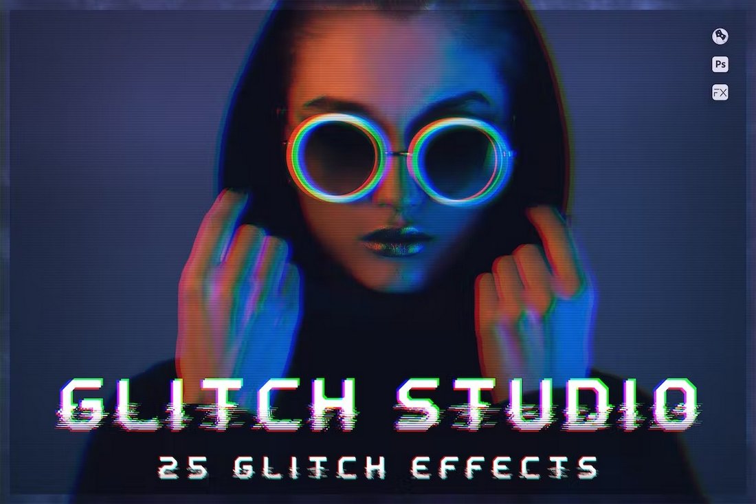 Glitch Studio - 25 Glitch Effects for Photoshop