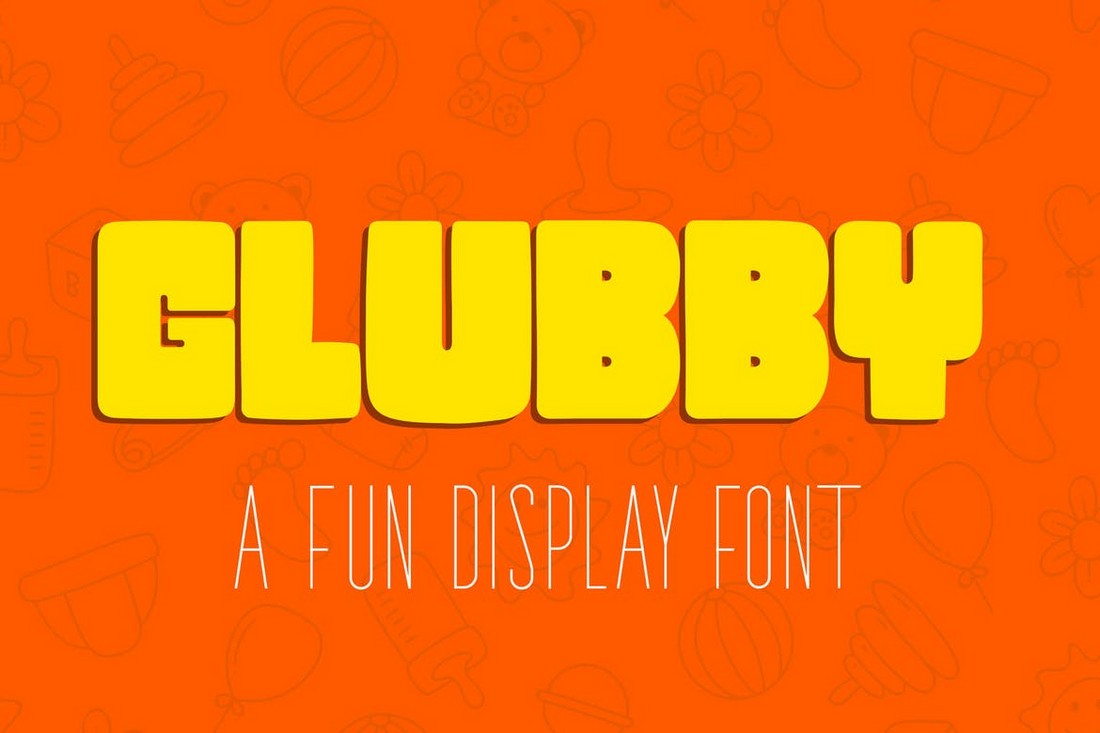 Glubby - Fun Display Font