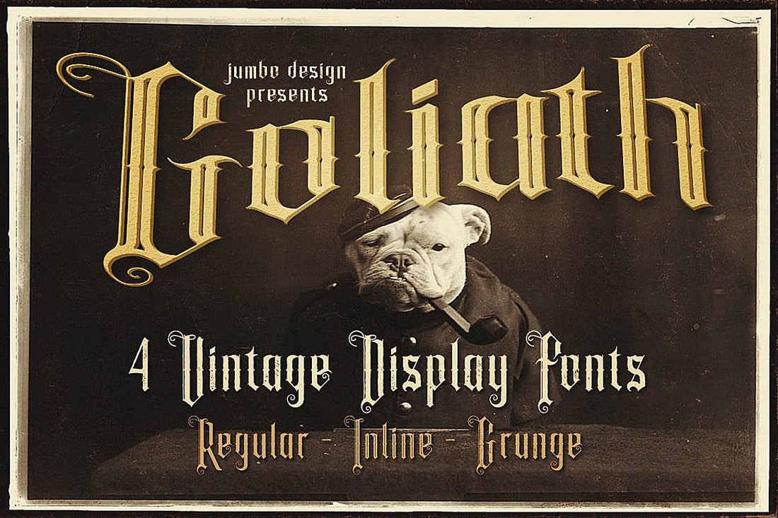 Goliath - Gothic Display Font