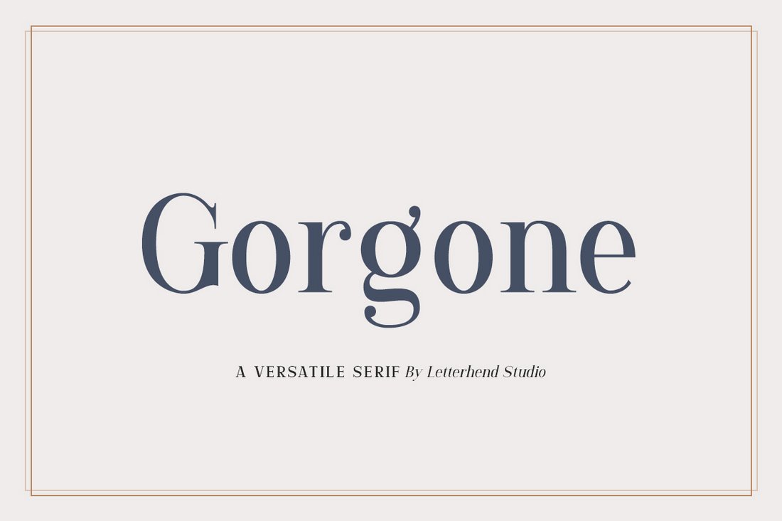 Gorgone - Free Elegant Serif Font