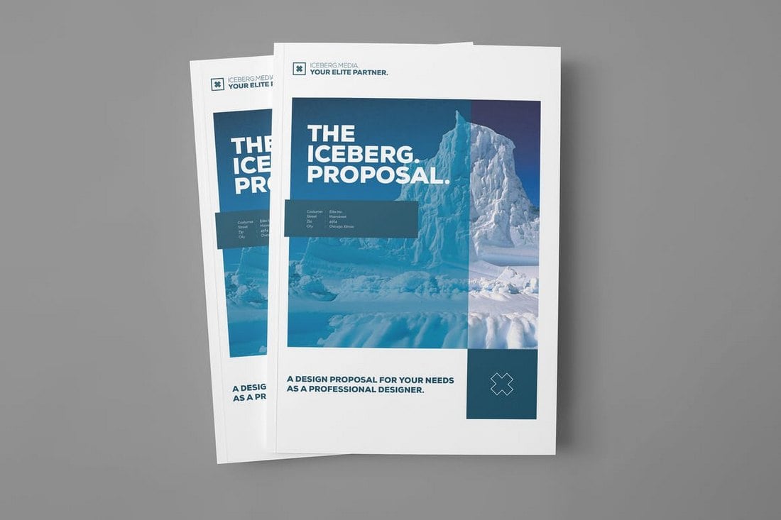 Iceberg - Project Proposal Word Brochure Template