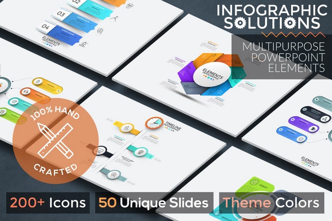 Infographic Solutions Powerpoint Infographic