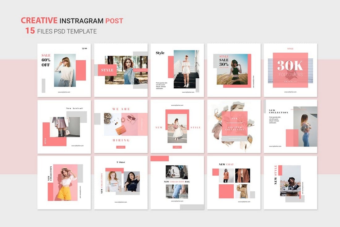 Instagram Shopping Posts Templates