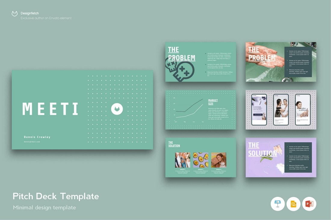 Investor Pitch Deck Template for Startups