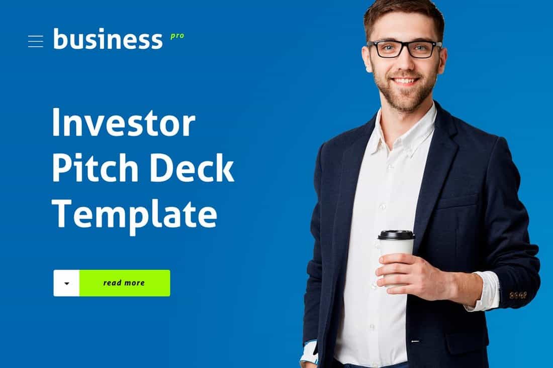 Investor - Startup Pitch Deck Template For PowerPoint