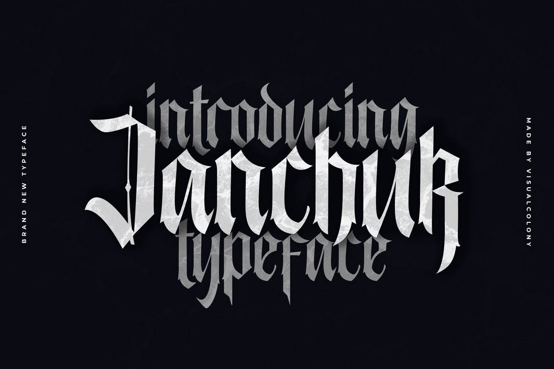 Janchuk Gothic Font