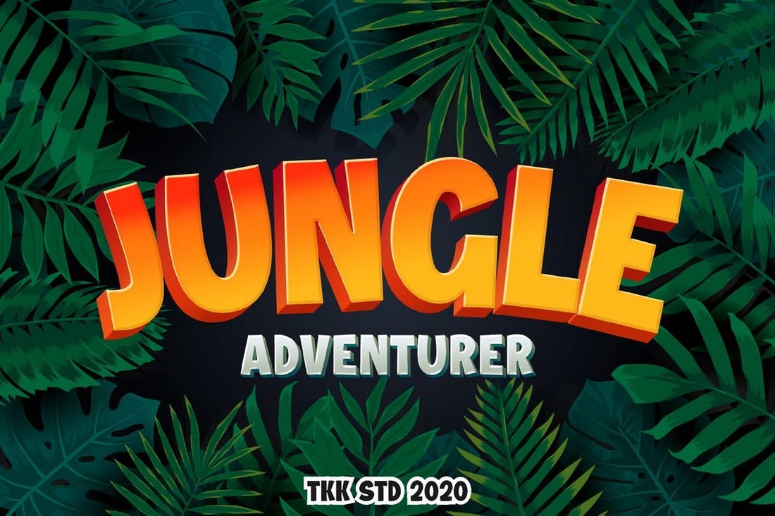 Jungle Adventurer - Gaming font
