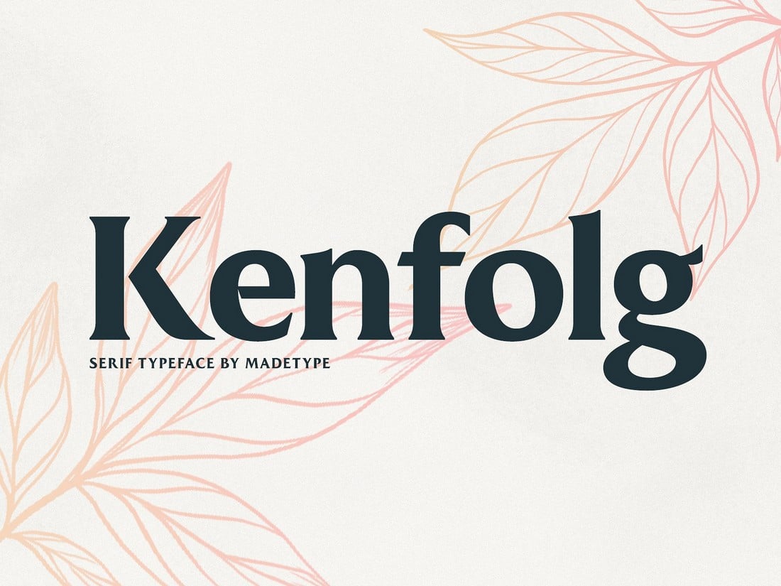 Kenfolg - Free Modern Serif Font
