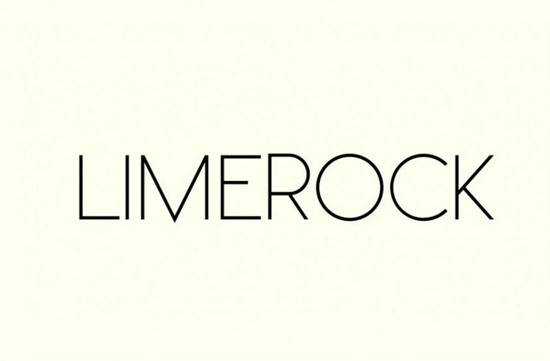 Limerock - Free Minimal Sans Serif Font