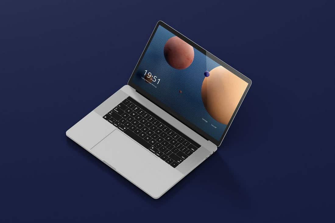 MacBook Pro Laptop Screen Mockup