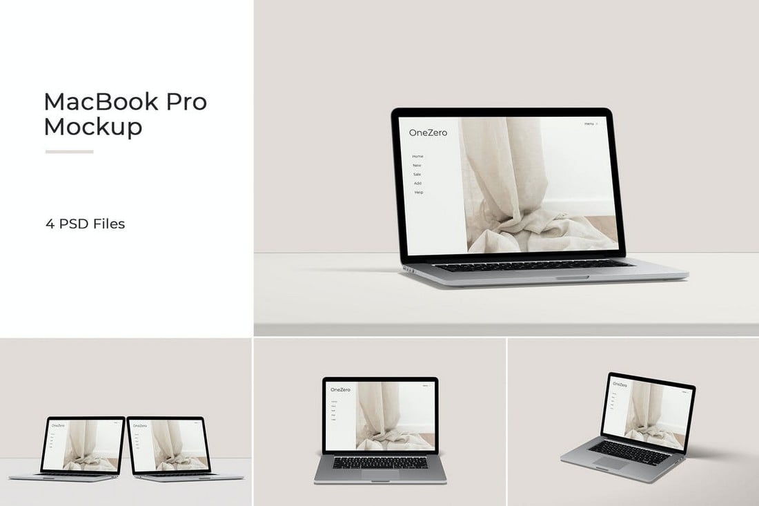 Macbook Pro Mockup Template